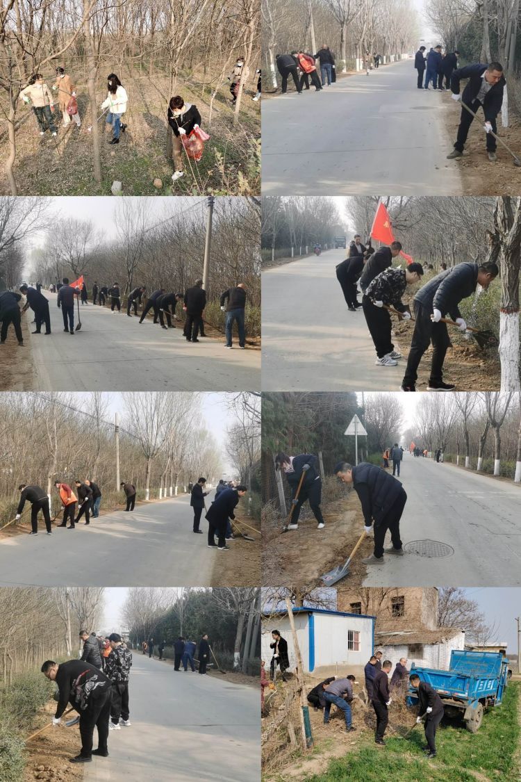 簡篇-耿鎮街道組織全體機關干部助力釣北村環境衛生整治行動